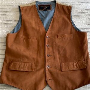 Suede vest